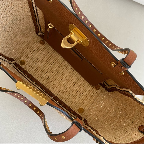 Valentino raffia tote - Picture 11 of 13